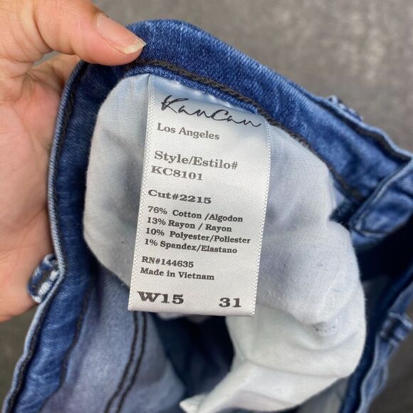 KanCan Distressed Blue Jeans - Picture 9 of 11